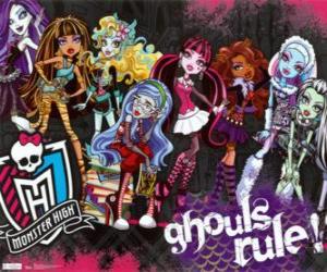yapboz Monster High – Ghouls Rule